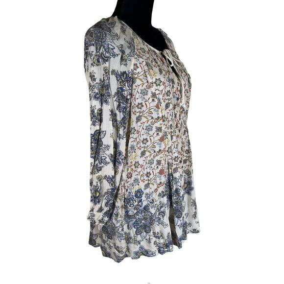 Free People Lucky Loosey Flowy Boho Dress in Honeysuckle Floral Size Small - Picture 3 of 8
